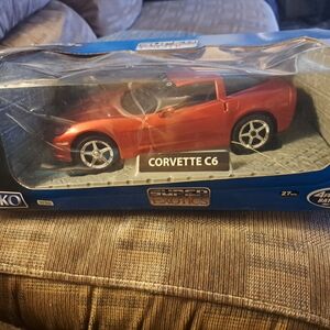 Nikko Ceramics Red Corvette C6 Toy Car